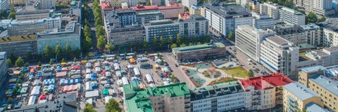 Ilmakuva alatorista kohti etelää