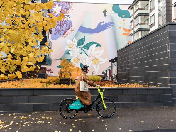 Mankeli-pyöräilijä