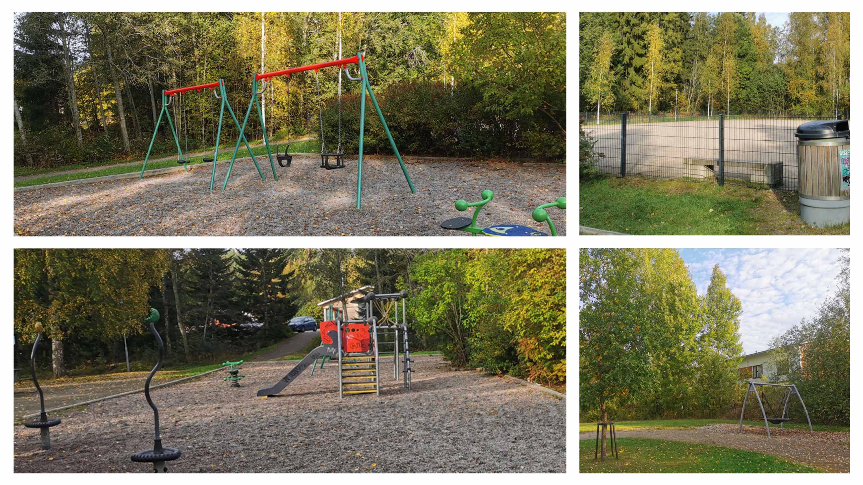 Tältä Katinpuistossa näyttää nykyisellään.